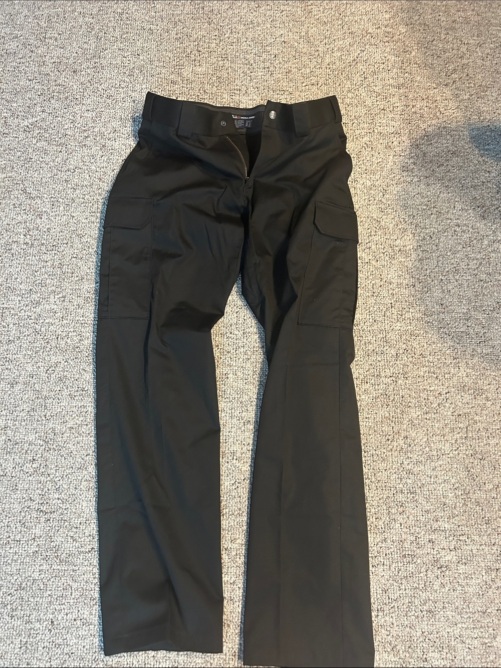 5.11 Tactical Women's Black Cargo Pants with Flap Pockets